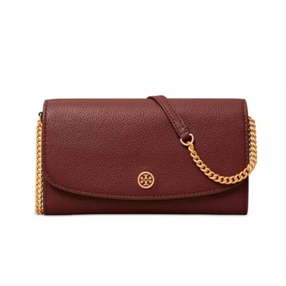 NWT Tory Burch Robinson Pebbled Leather Bag